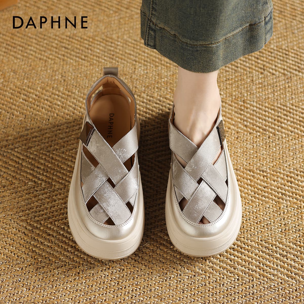 Сандалии DAPHNE Сандалии в римском стиле Женские - изображение 7