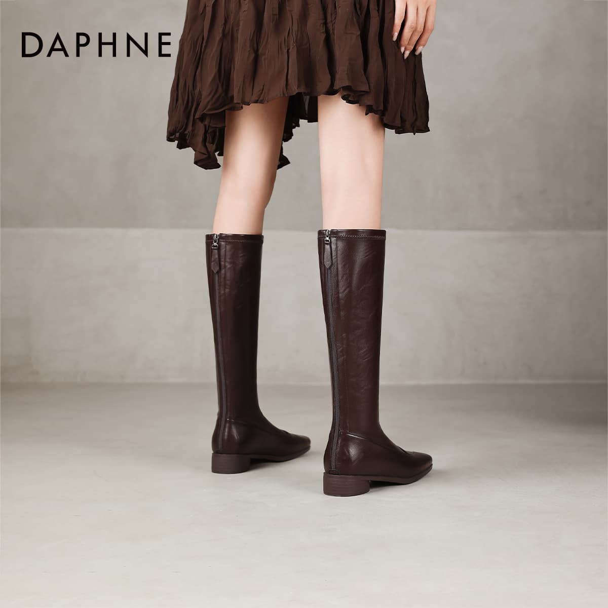 Ботинки DAPHNE Колено High Ботинки Женские - изображение 5