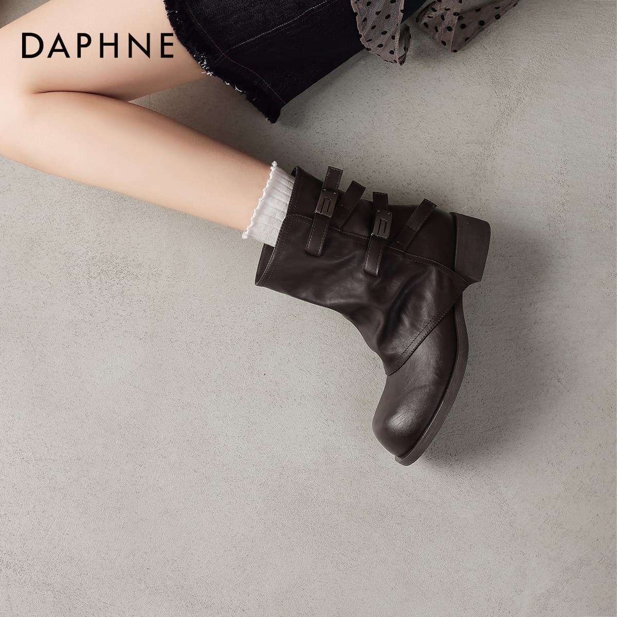 Сапоги DAPHNE Ботильоны Женские - изображение 7