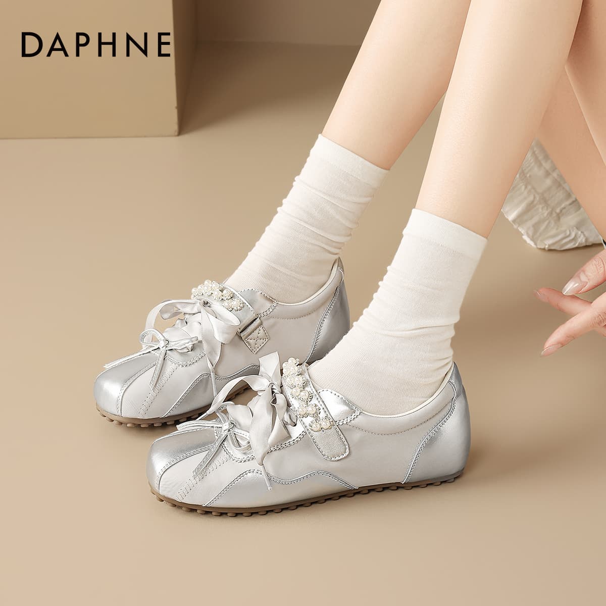 Кроссовки DAPHNE Повседневная обувь Low Топ Женская - изображение 6