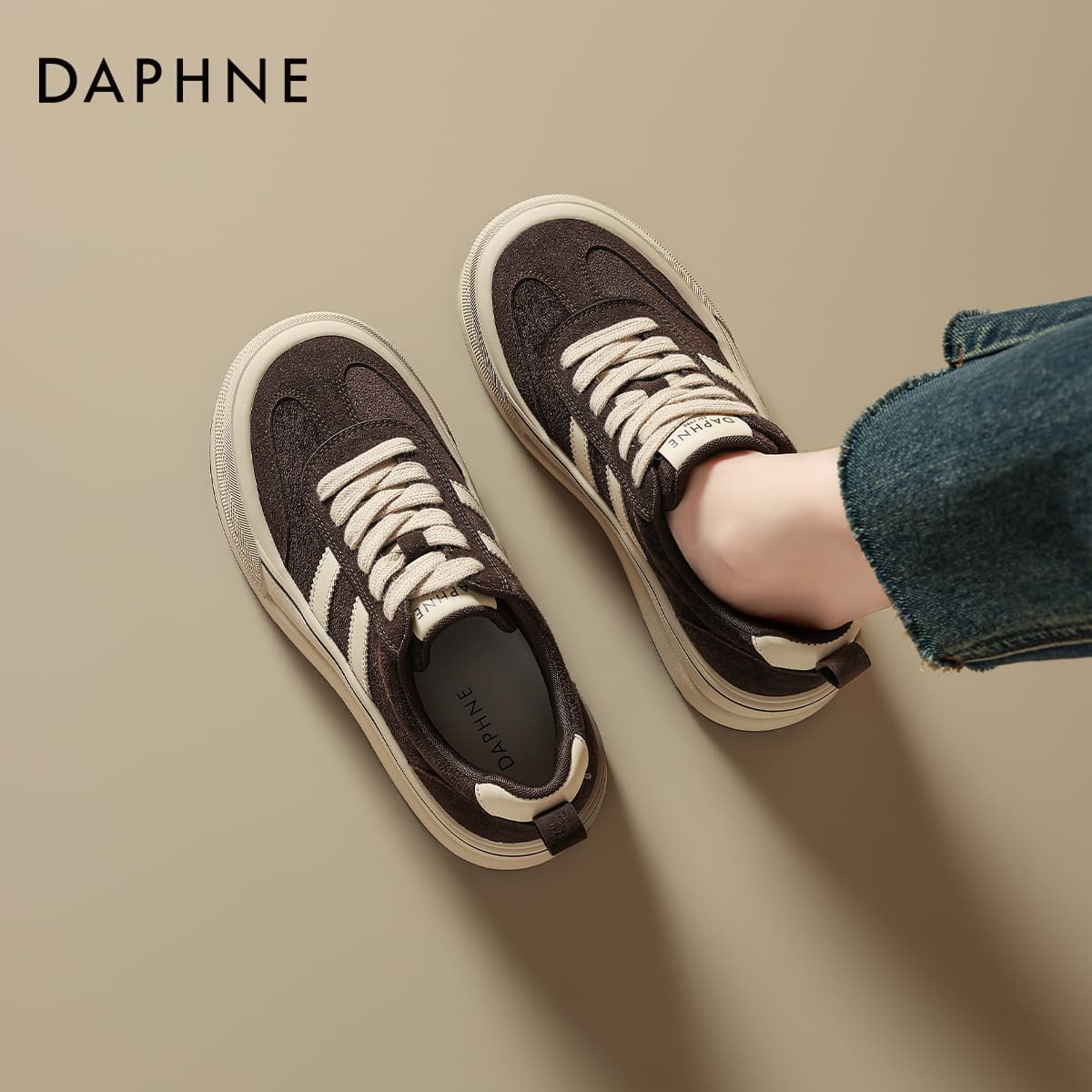 Кроссовки DAPHNE Кеды для скейтбординга Лоу-топы Женские - изображение 4