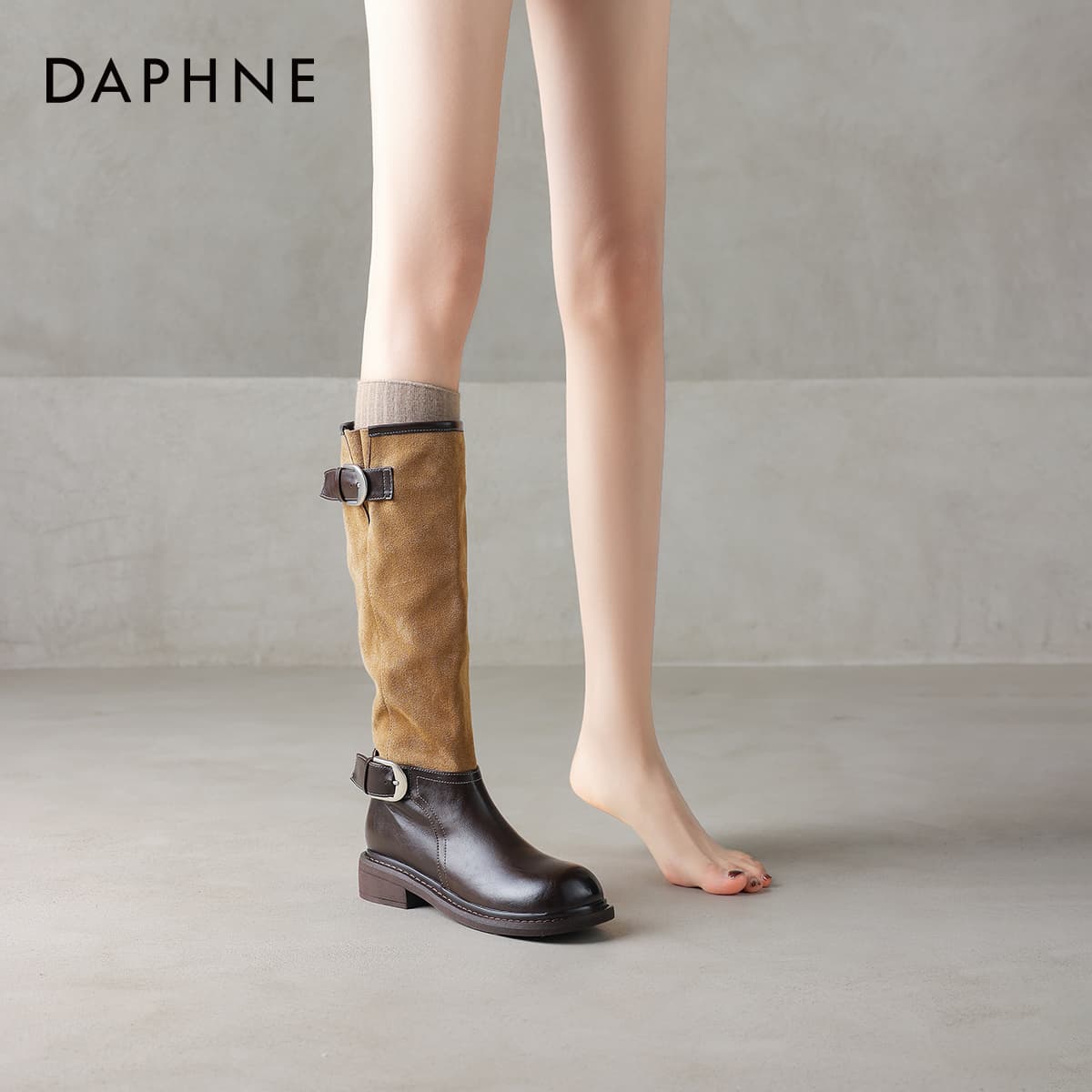 Ботинки DAPHNE Женские сапоги до колена - изображение 9