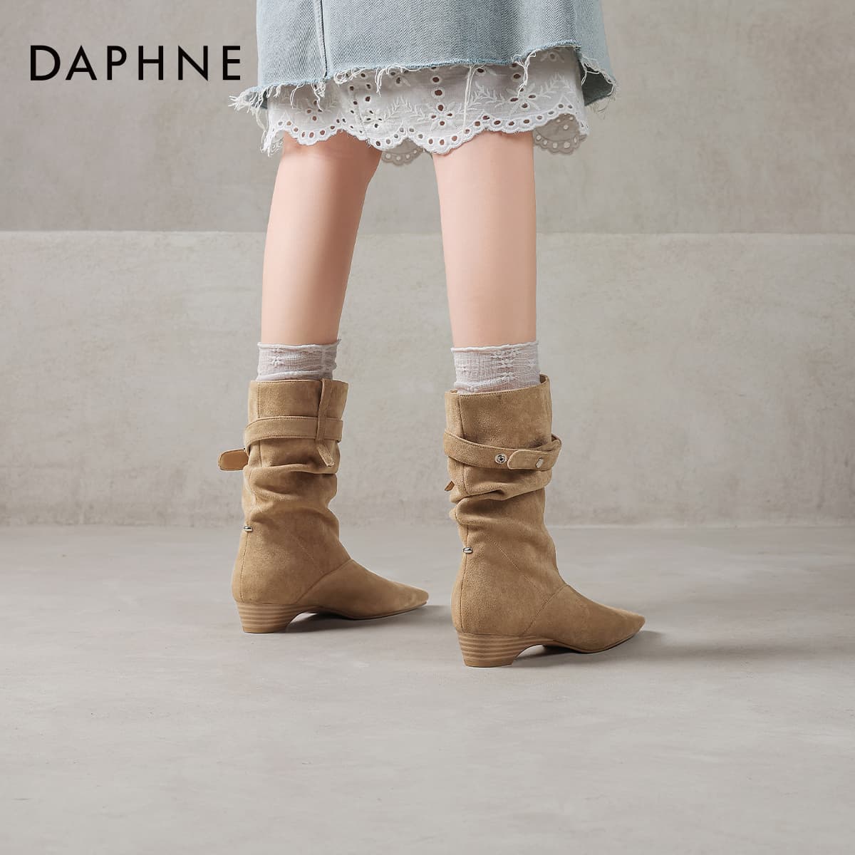 Сапоги DAPHNE Ботильоны Женские - изображение 8