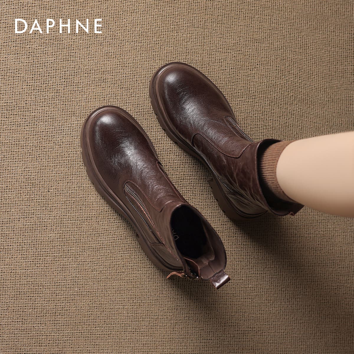 Сапоги DAPHNE Женские ботильоны из овчины - изображение 10
