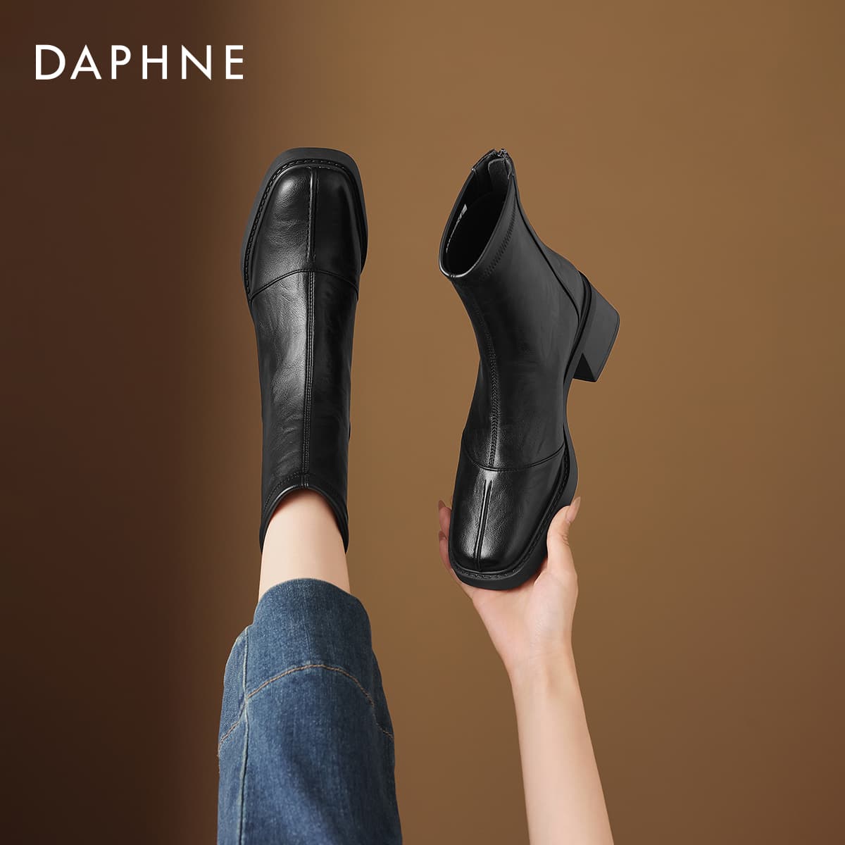 Сапоги DAPHNE Ботильоны Женские - изображение 5