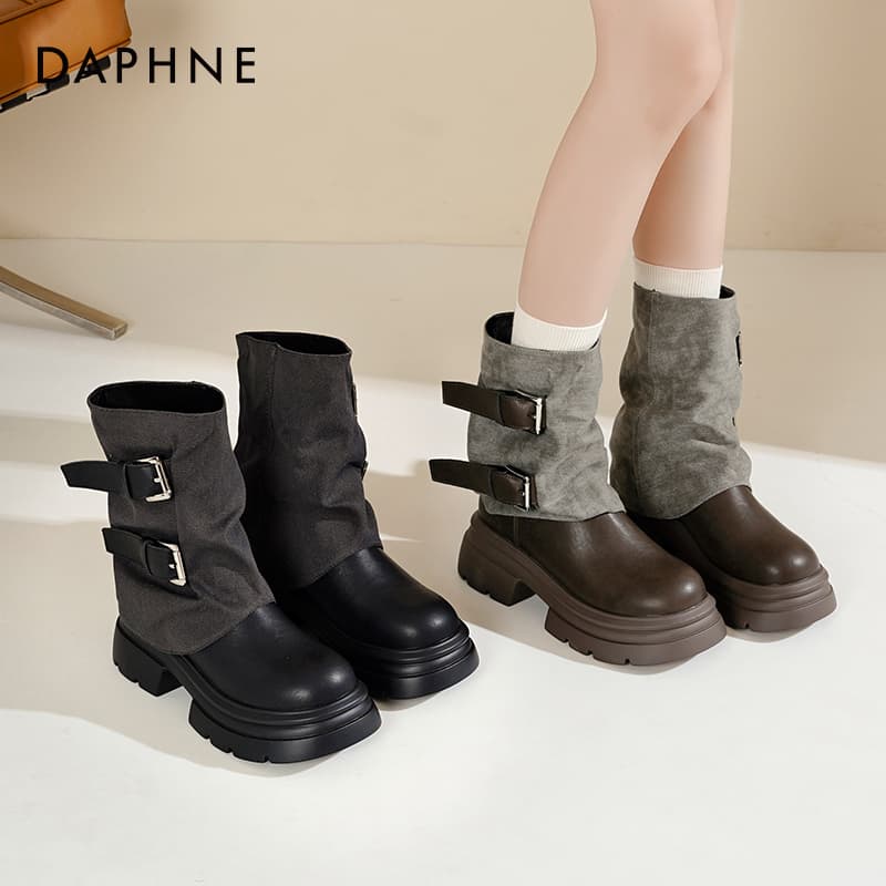 Сапоги DAPHNE Ботильоны Женские - изображение 7