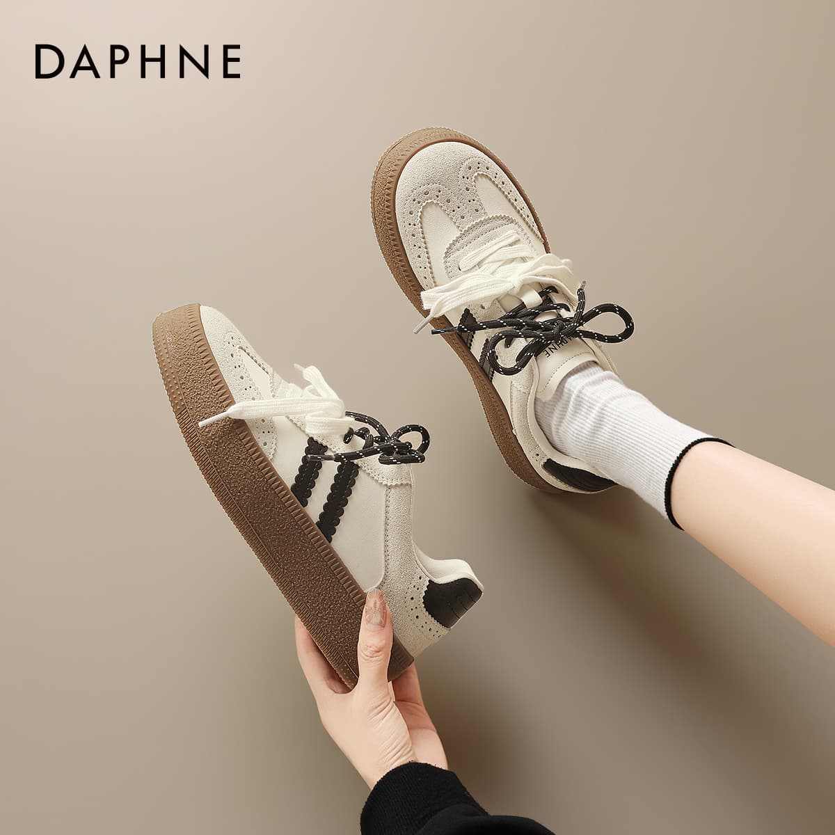 Кроссовки DAPHNE Кеды для скейтбординга Low Топ Женские - изображение 6