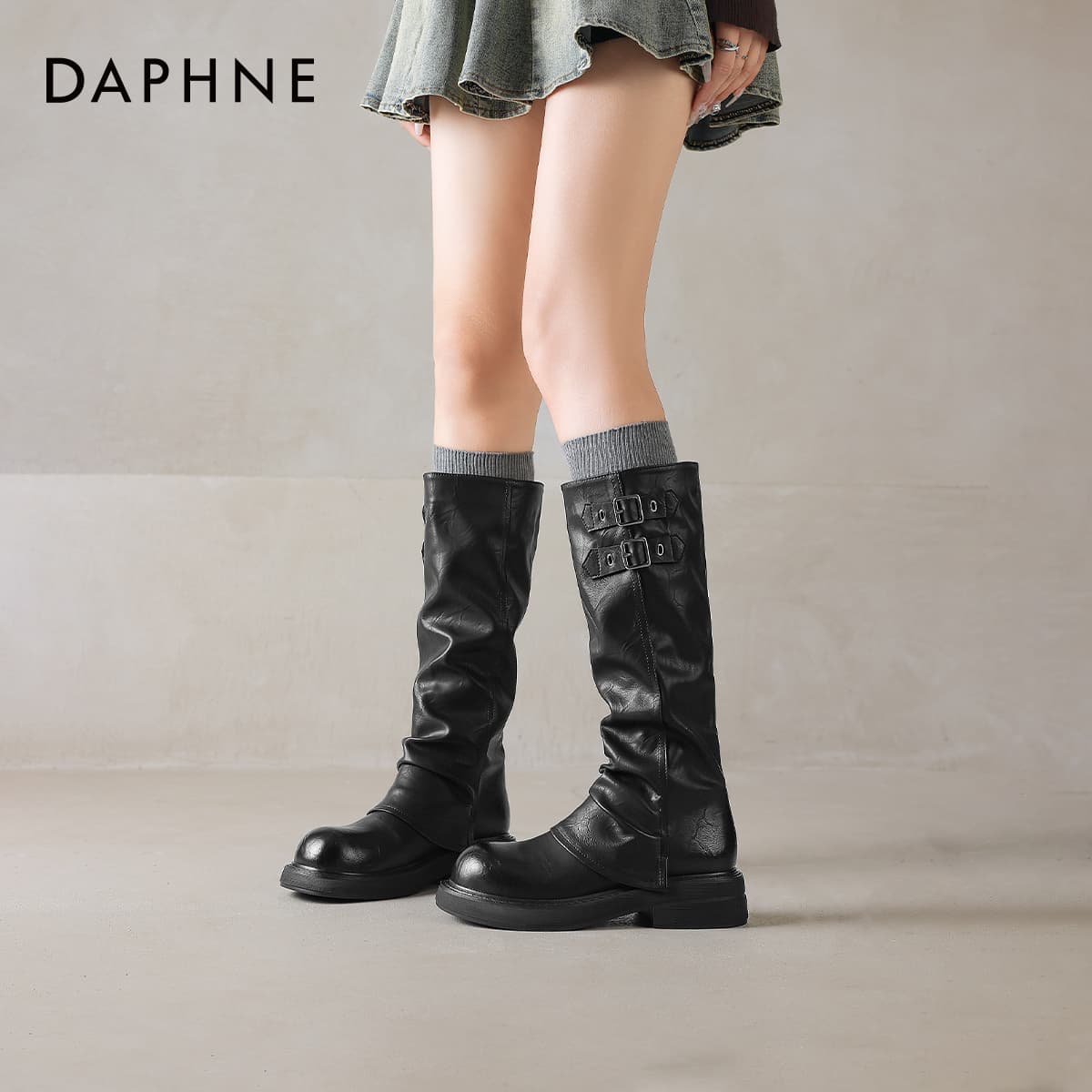 Ботинки DAPHNE Женские сапоги до колена - изображение 10