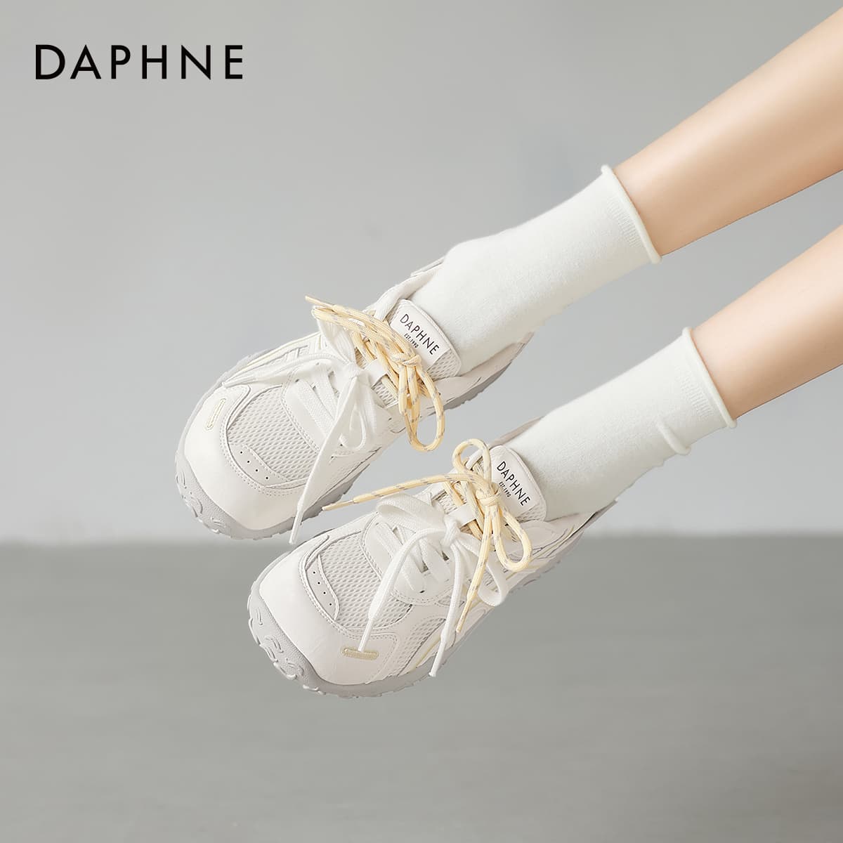Кроссовки DAPHNE Синтетическая кожа текстиль Низкий топ Повседневная обувь Женская - изображение 5