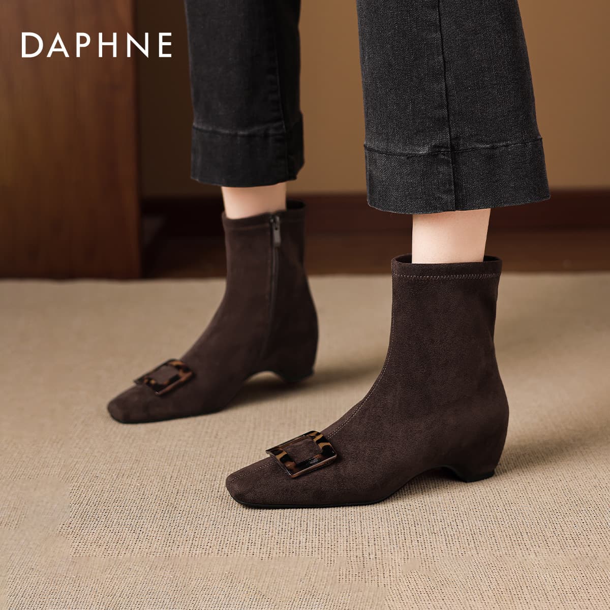 Сапоги DAPHNE Ботильоны Женские - изображение 7