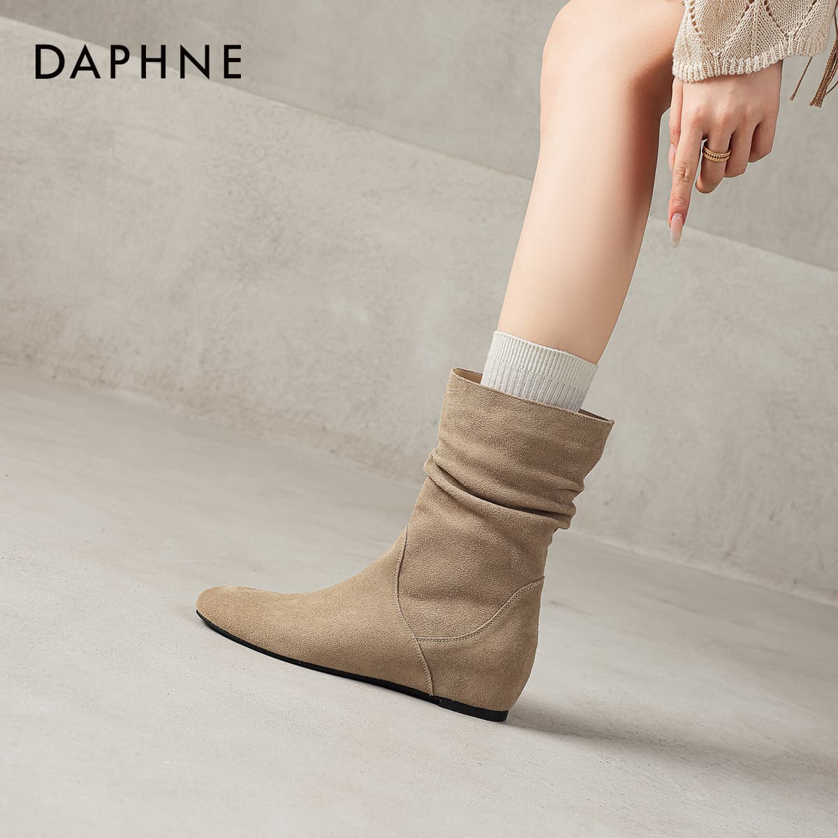 Сапоги DAPHNE Ботильоны Женские - изображение 12
