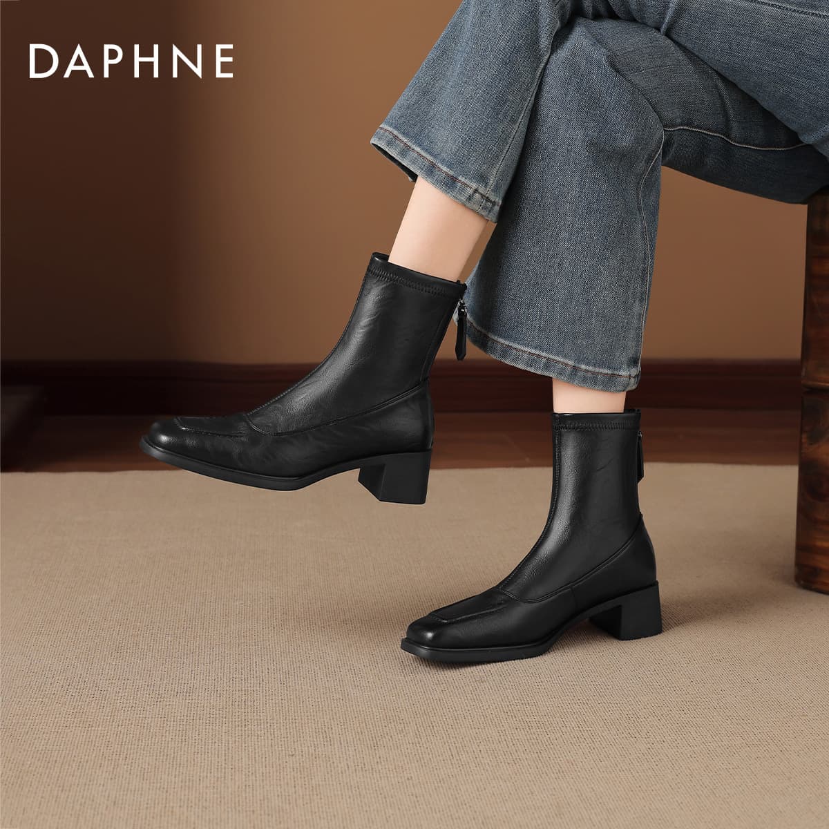 Сапоги DAPHNE Ботильоны High Топ Женские - изображение 5