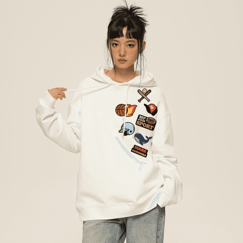 Худи FAIRWHALE oversize - изображение 3