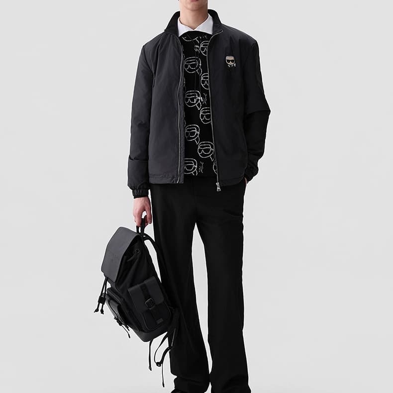 Зимняя куртка пуховик KARL LAGERFELD FW23 Logo - изображение 4