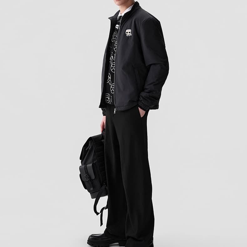 Зимняя куртка пуховик KARL LAGERFELD FW23 Logo - изображение 5