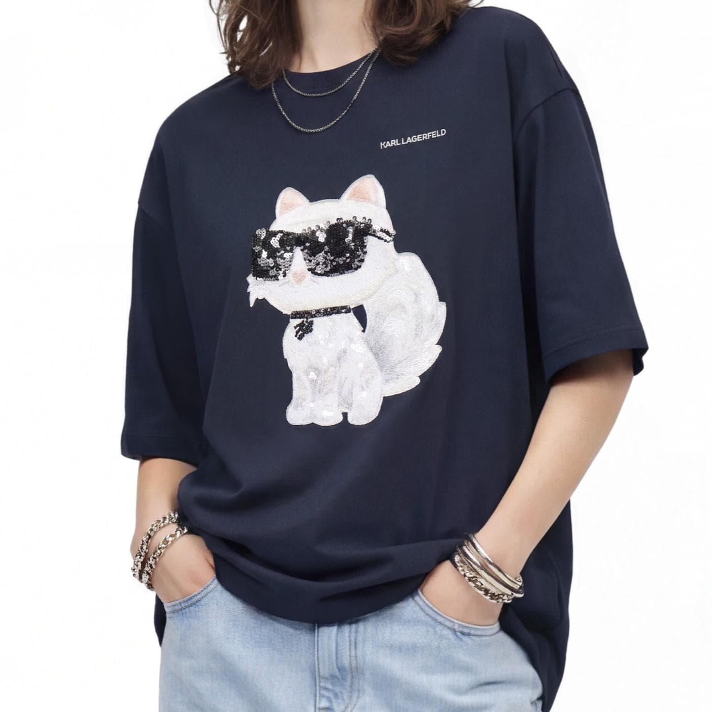 Футболка KARL LAGERFELD Choupette T - изображение 6
