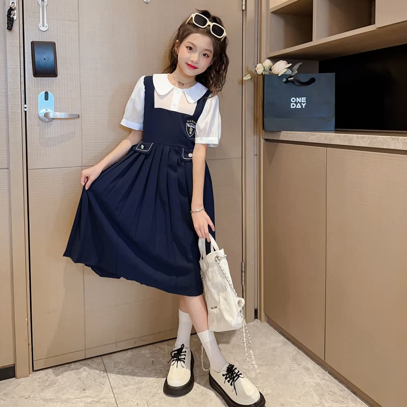 PIERRE CARDIN Темно-синий Kids Платья - изображение 2