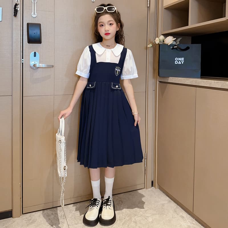 PIERRE CARDIN Темно-синий Kids Платья - изображение 1