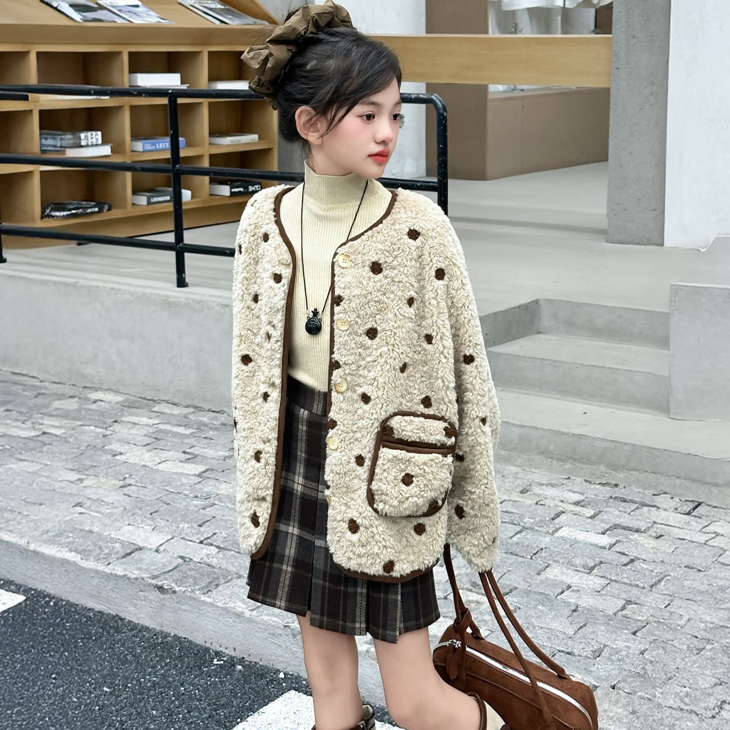 PIERRE CARDIN Темный абрикос KIDS Свитера - изображение 2
