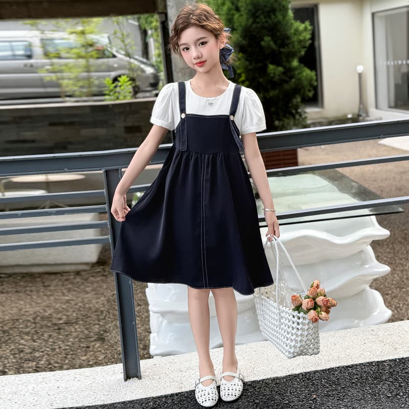 PIERRE CARDIN Черный Белый Kids Платья - изображение 1