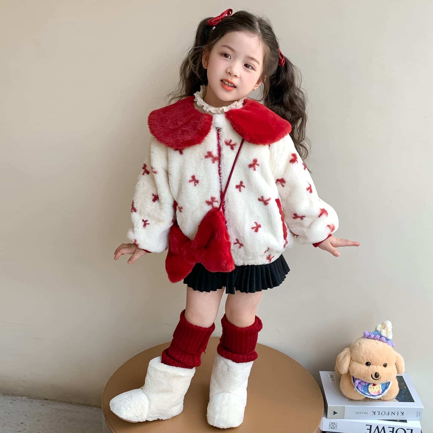PIERRE CARDIN Изображение Цвет (В комплекте с брелоком) Kids Натуральный и искусственный мех - изображение 2