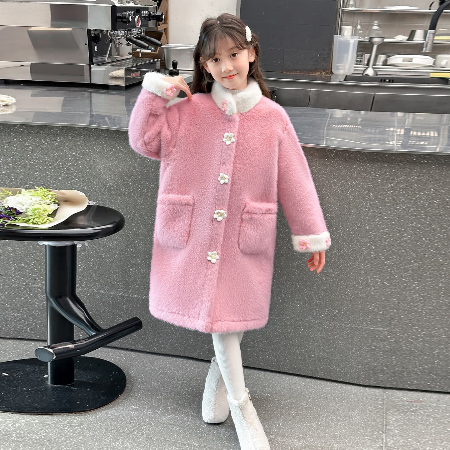 PIERRE CARDIN Изображение Цвет Kids Шерстяное пальто - изображение 1