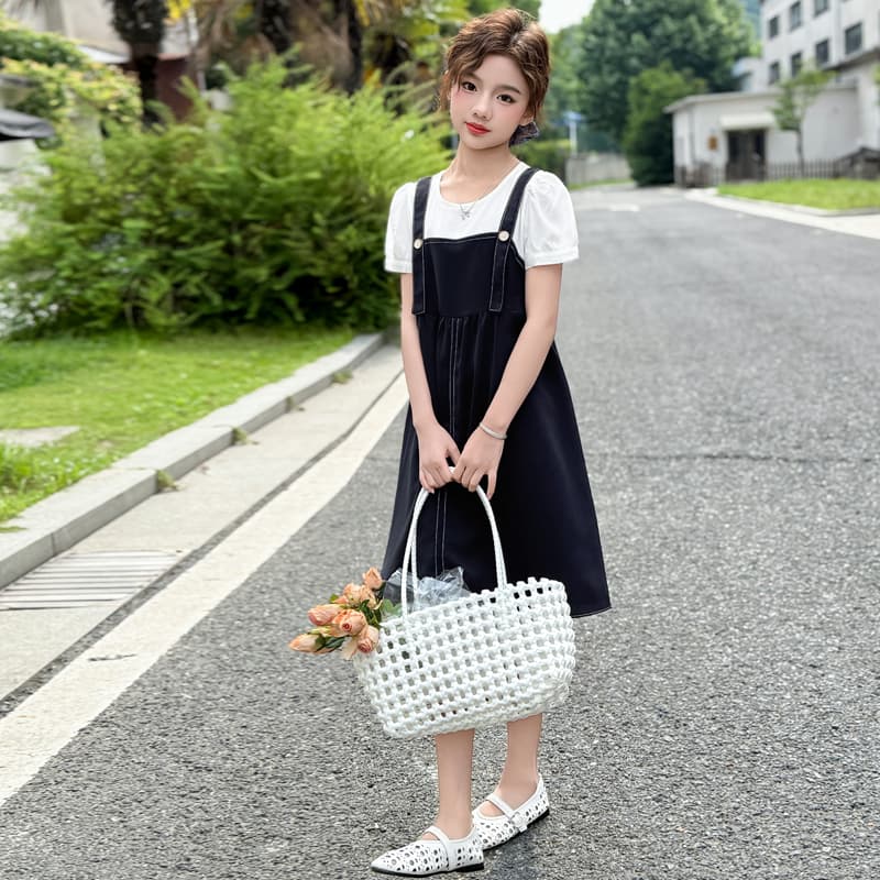 PIERRE CARDIN Черный Белый Kids Платья - изображение 2