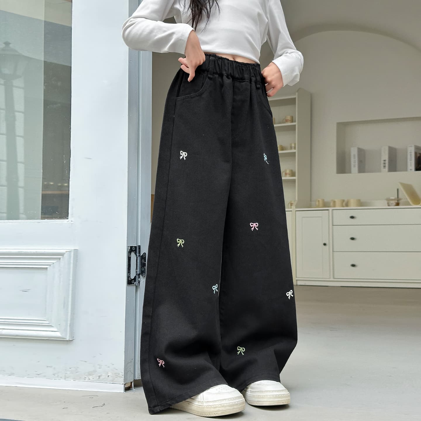 PIERRE CARDIN Denim Wide Leg Pants Kids Jeans - изображение 1