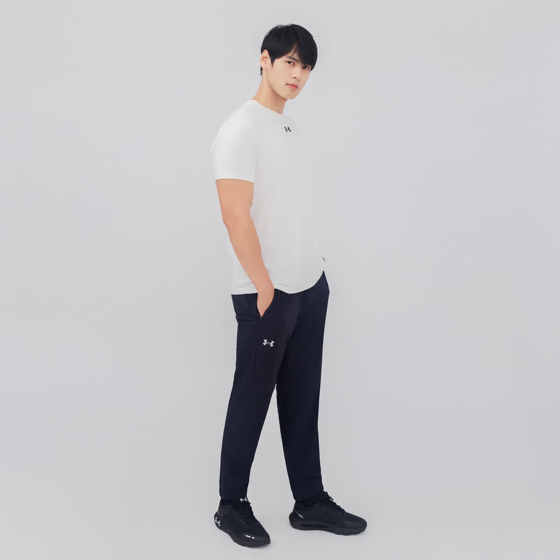 Штаны Under Armour Повседневные брюки Унисекс Черный - изображение 8
