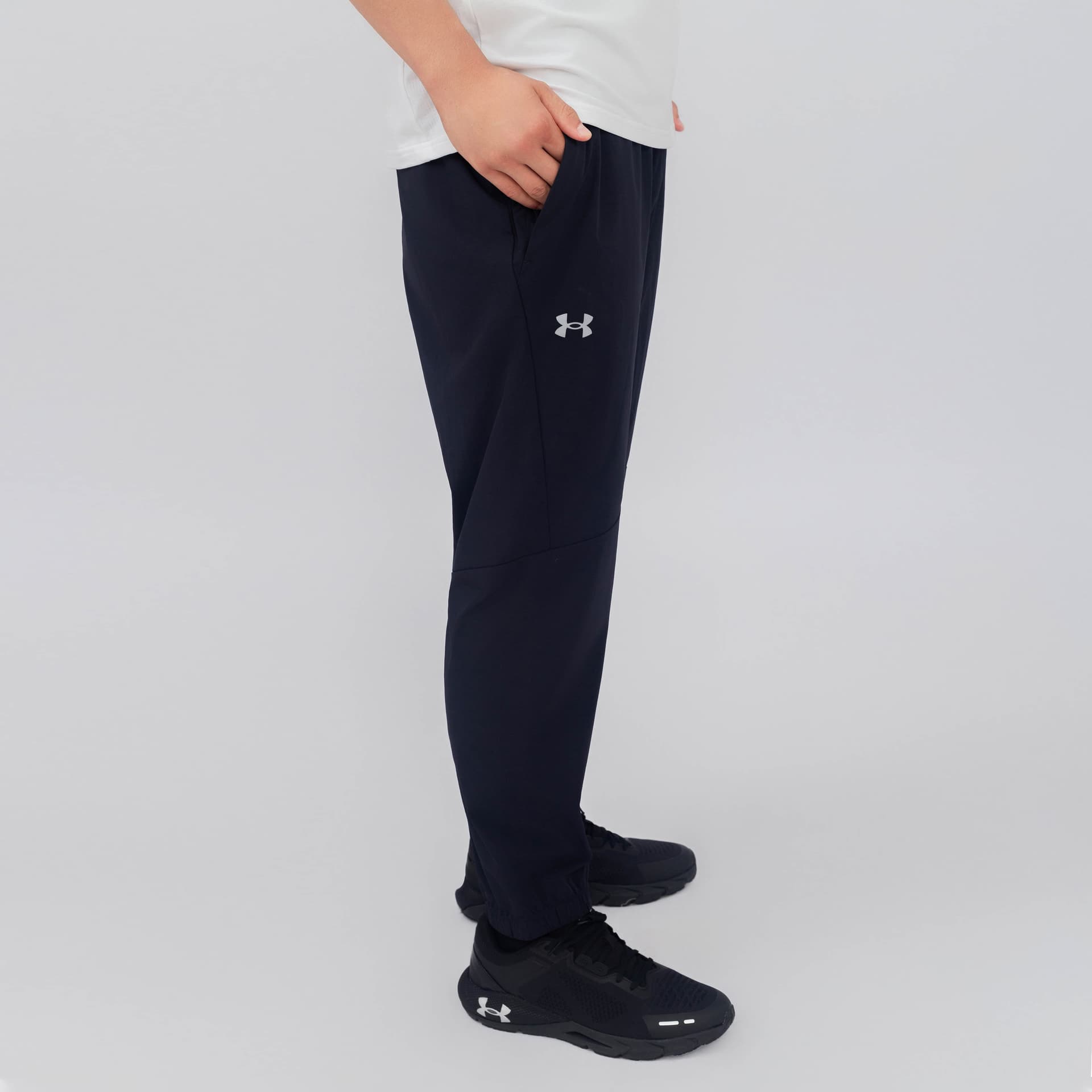 Штаны Under Armour Повседневные брюки Унисекс Черный - изображение 5