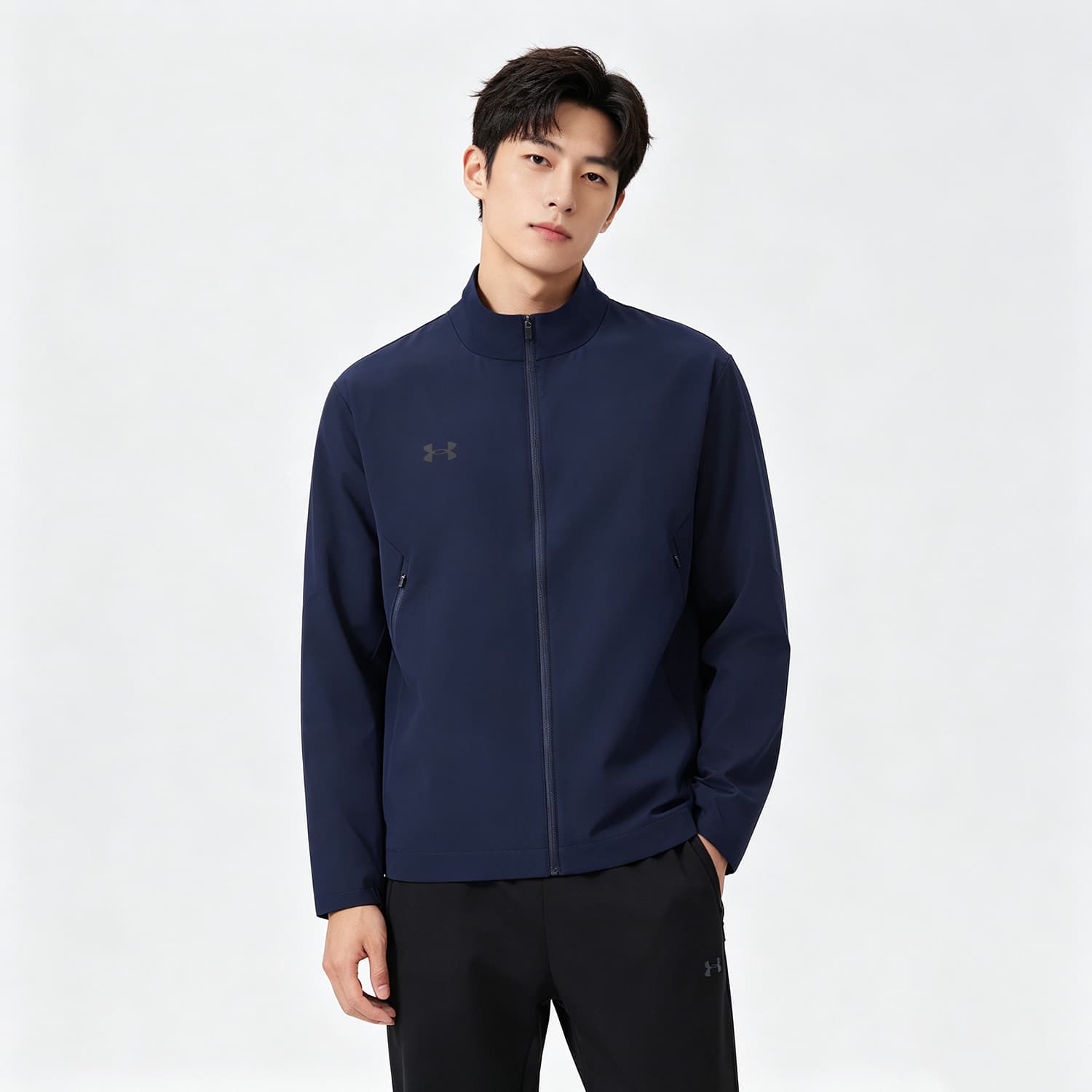 Куртка Under Armour Темно-синие Мужские Куртки - изображение 4