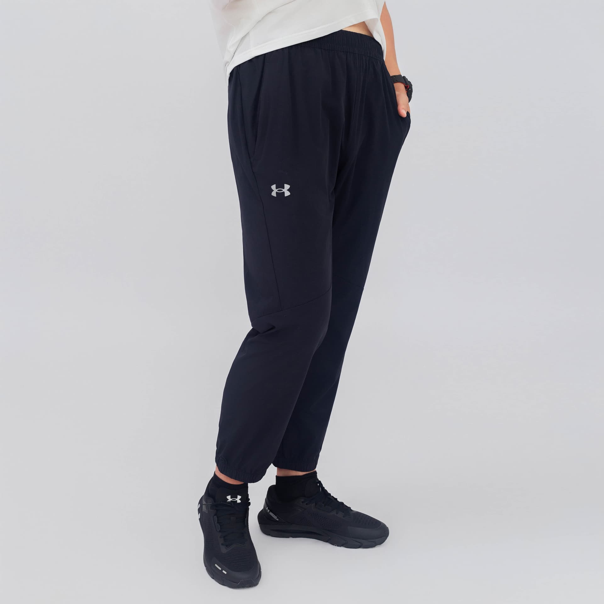 Штаны Under Armour Повседневные брюки Унисекс Черный - изображение 6