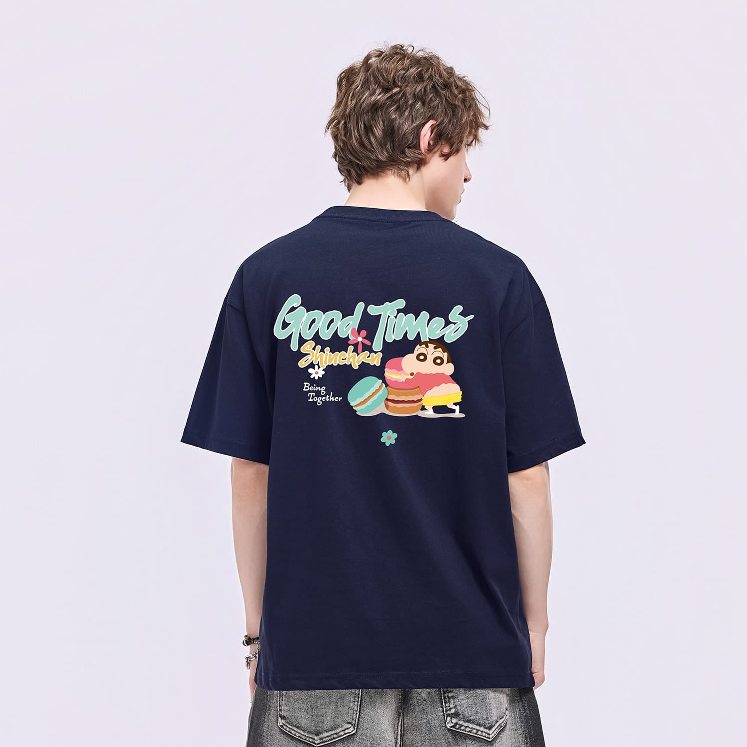 Футболка Crayon Shinchan Короткий рукав T-рубашка мужская - изображение 3