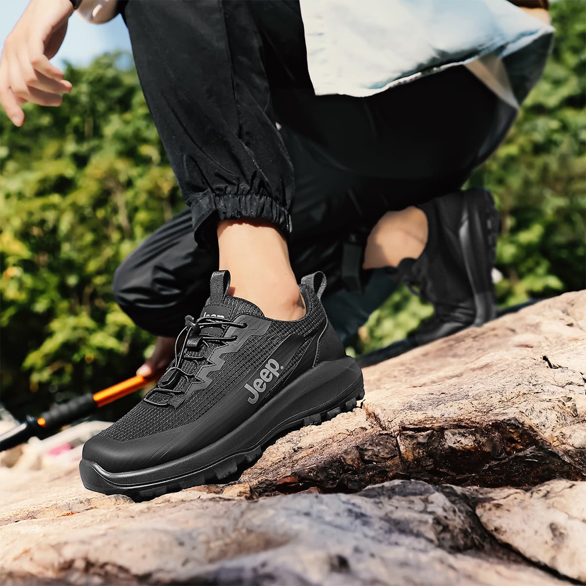 Кроссовки Jeep Fashion Sports Collection Текстиль ТПУ (TPU) Амортизация Устойчивый к истиранию Легкий - изображение 8