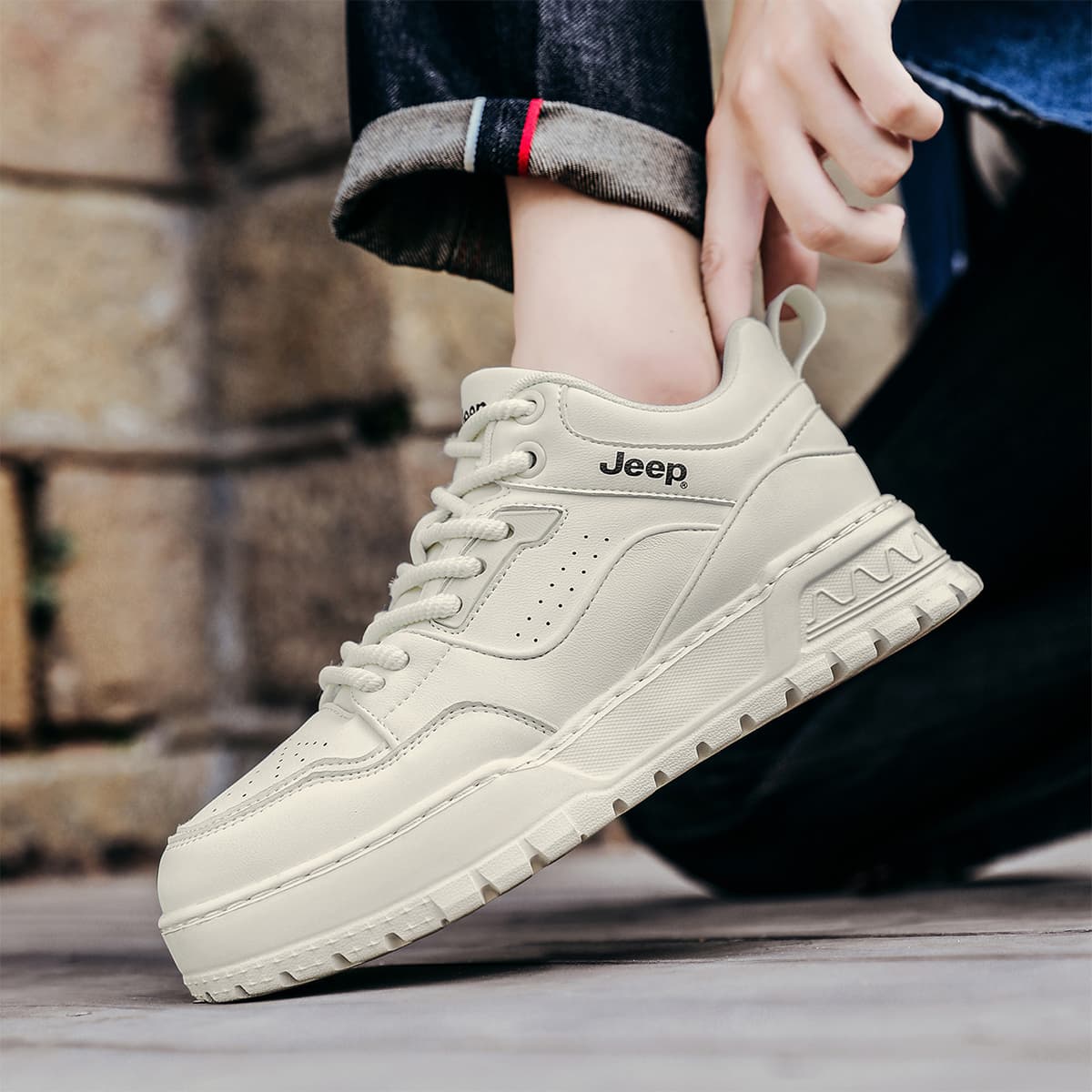 Кроссовки Jeep Fashion Sports Collection Низкий Топ Повседневная Обувь Мужская - изображение 7