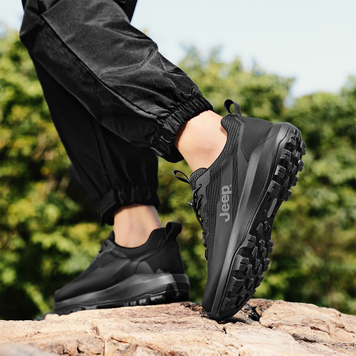 Кроссовки Jeep Fashion Sports Collection Текстиль ТПУ (TPU) Амортизация Устойчивый к истиранию Легкий - изображение 7