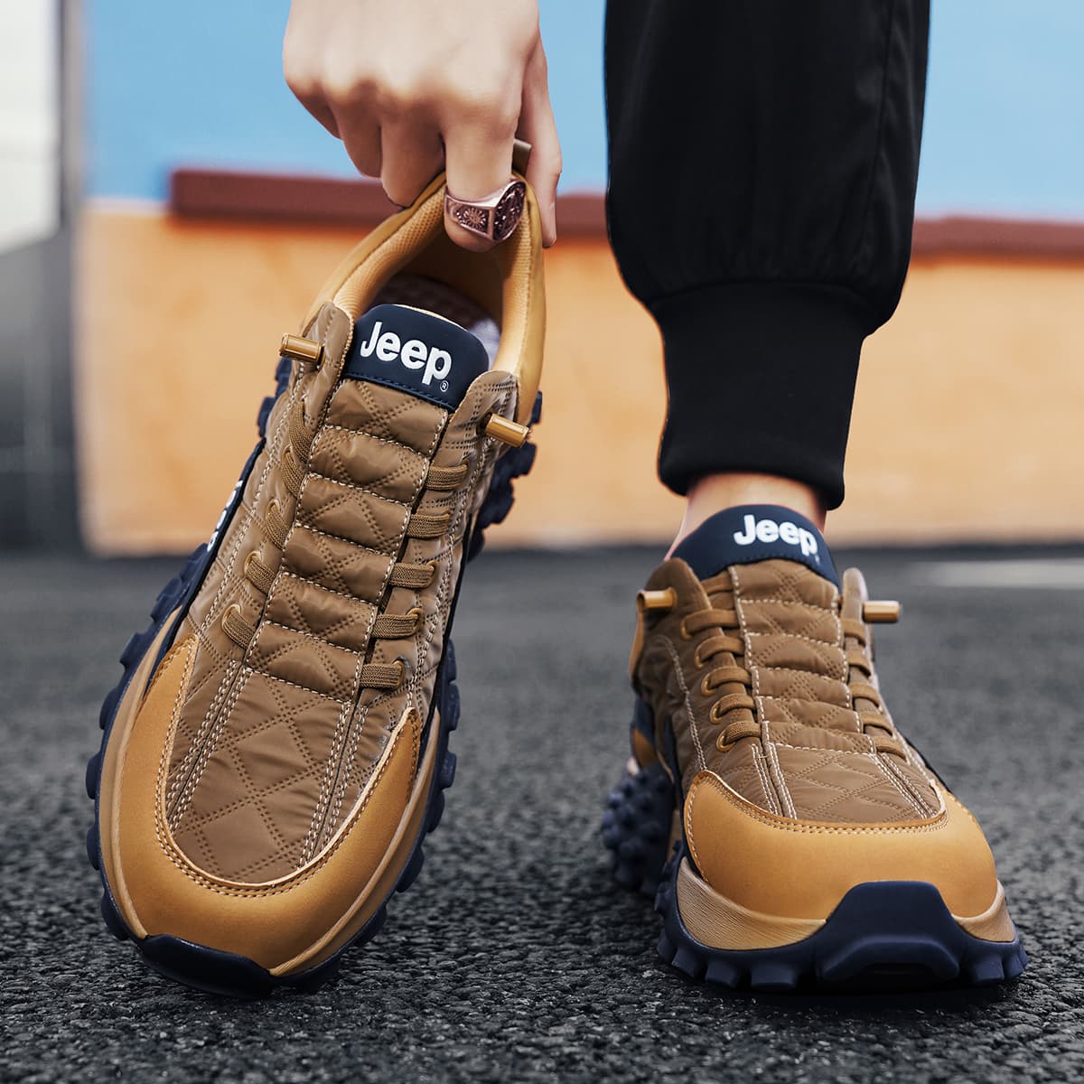 Кроссовки Jeep Wolf Path Vintage Низкие повседневные кроссовки для мужчин - изображение 6