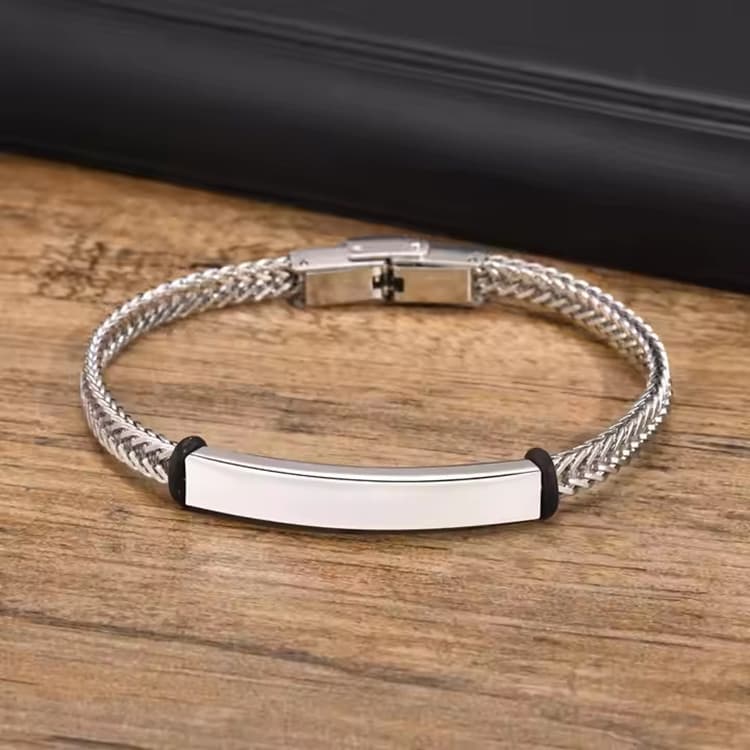 Браслет OWO Браслеты из титанового стального сплава для мужчин - изображение 3