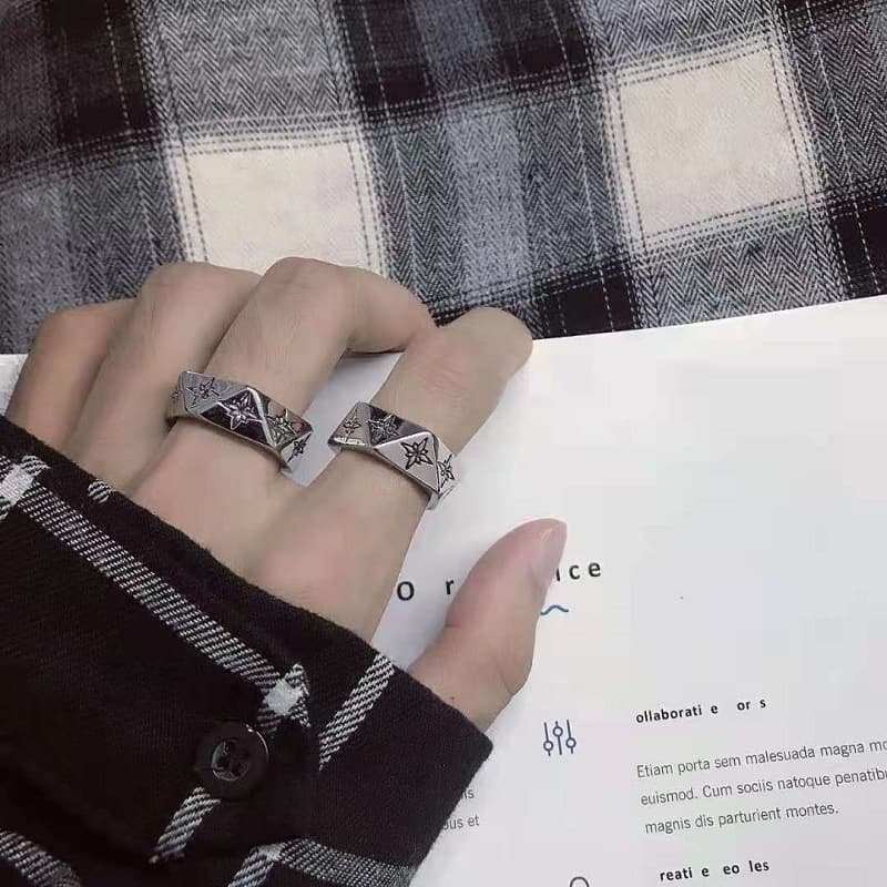 Кольцо OWO Кольца из титанового стального сплава для мужчин - изображение 3