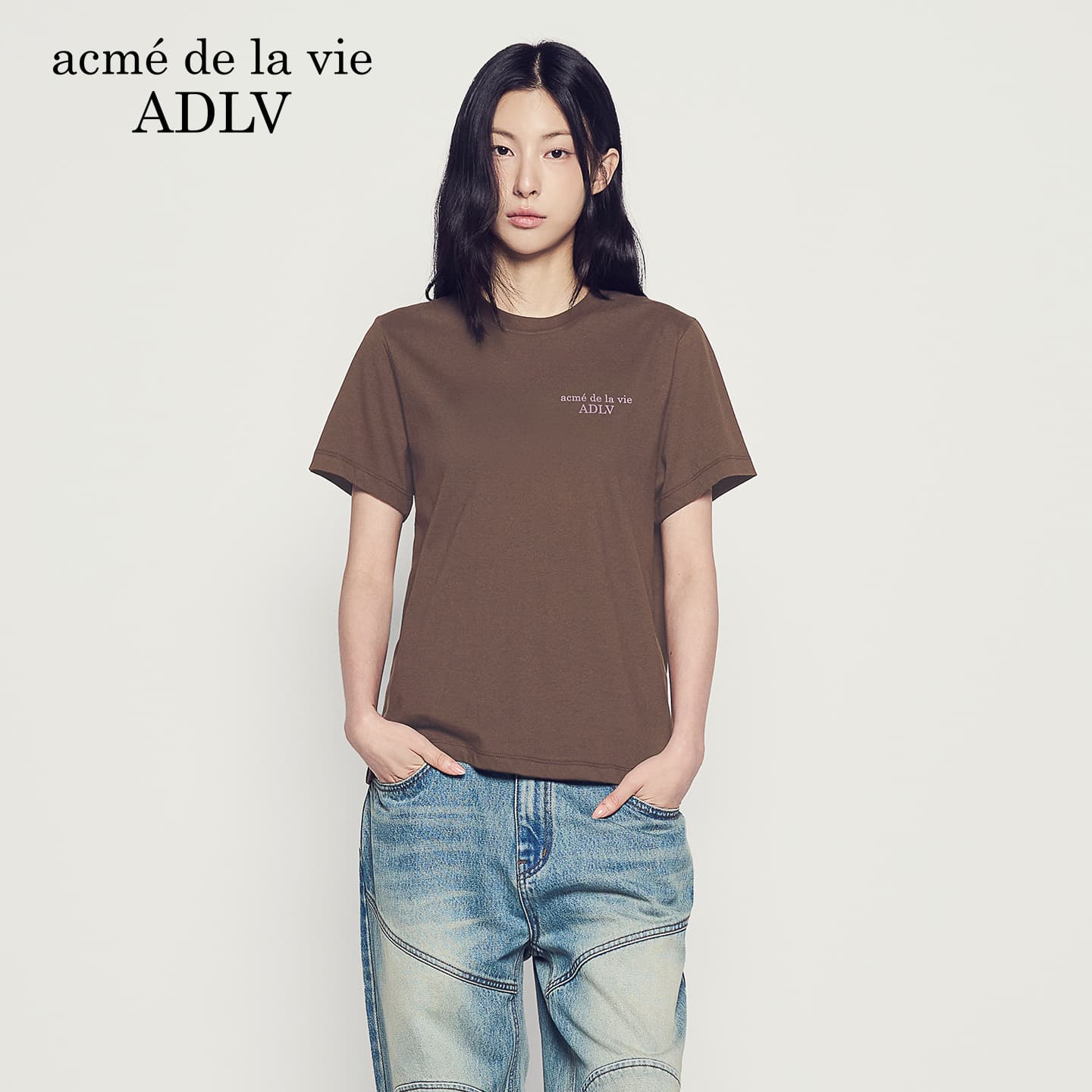 Футболка Acme De La Vie ADLV Комплект с короткими рукавами T-рубашка Женская - изображение 2