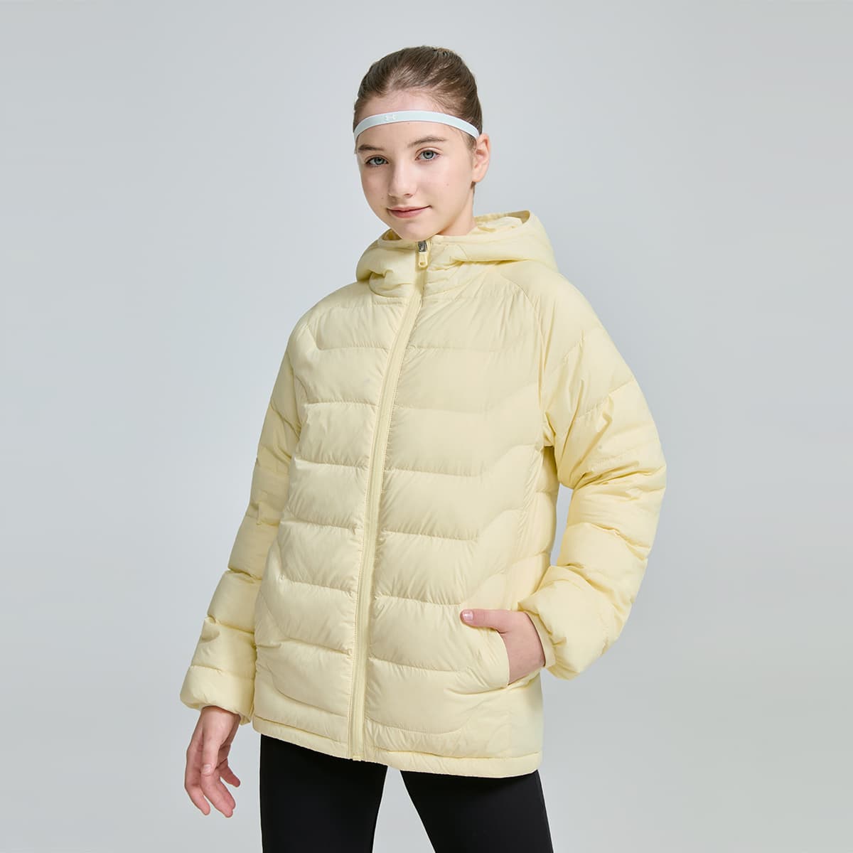 Under Armour Comprehensive Training Сакура Желтый Kids Пуховики - изображение 3