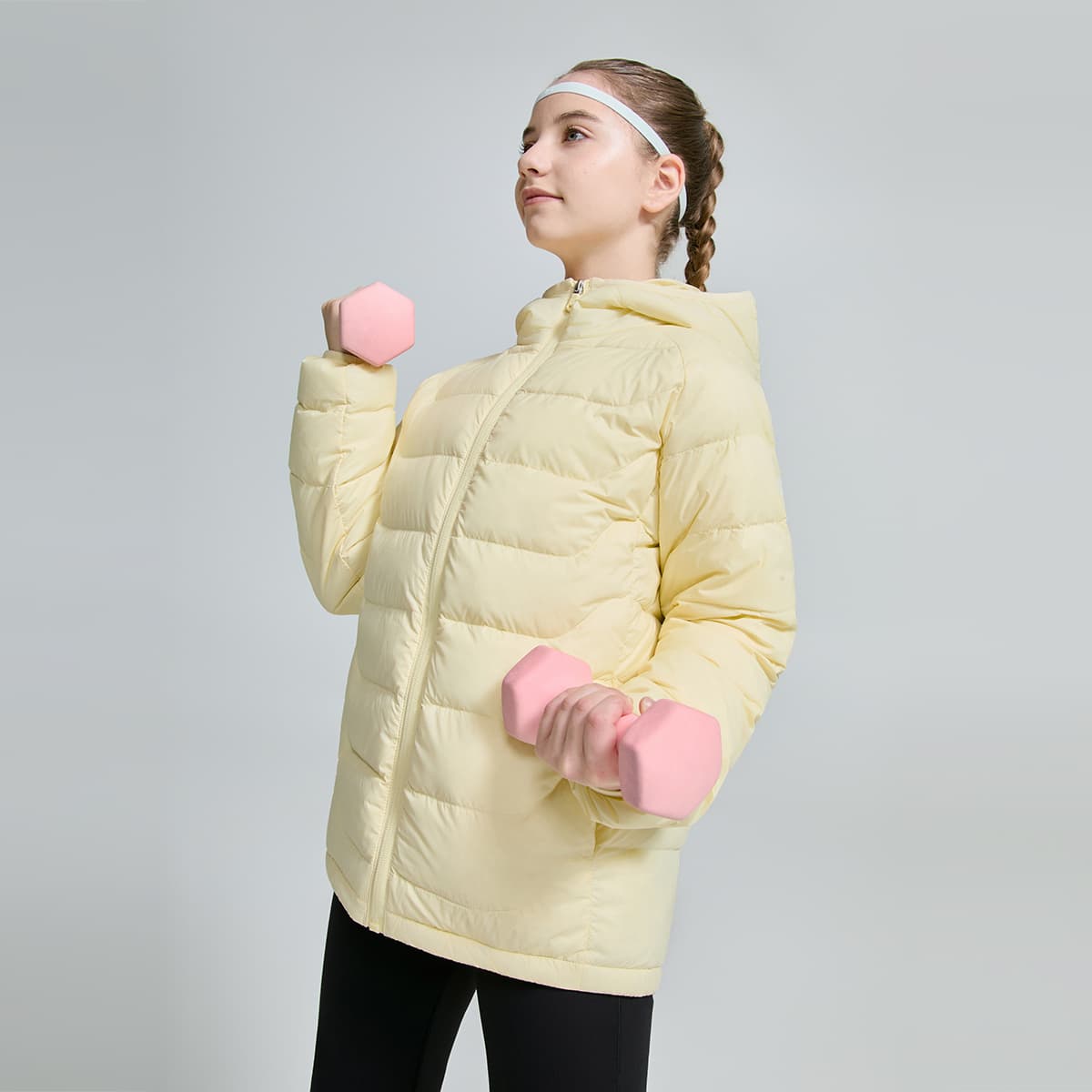 Under Armour Comprehensive Training Сакура Желтый Kids Пуховики - изображение 4