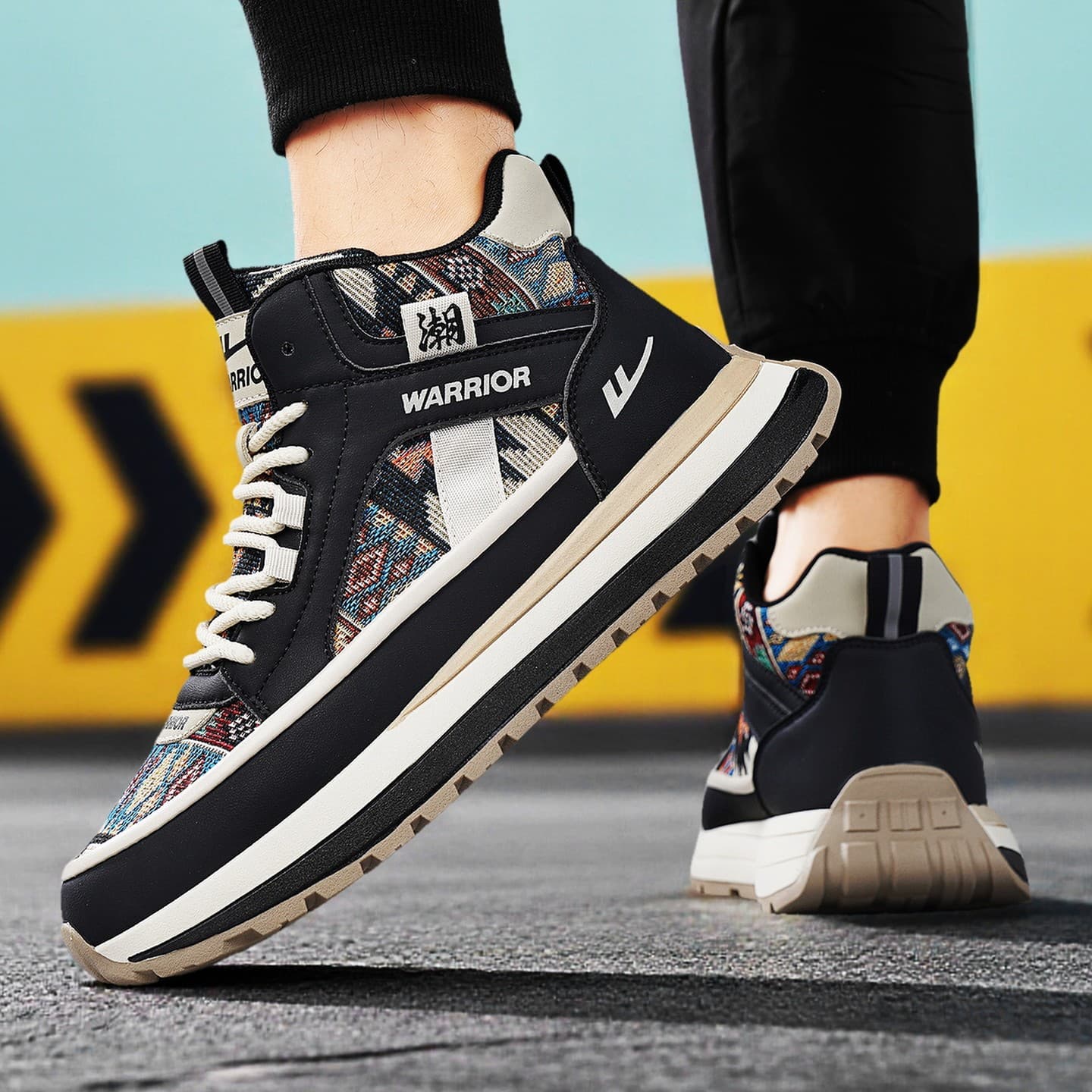 Кроссовки Warrior массивные кроссовки High Top Мужские - изображение 7