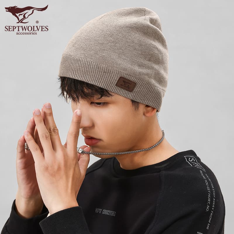 Шапка SEPTWOLVES Шапка-бини из полиэстерового волокна унисекс - изображение 2