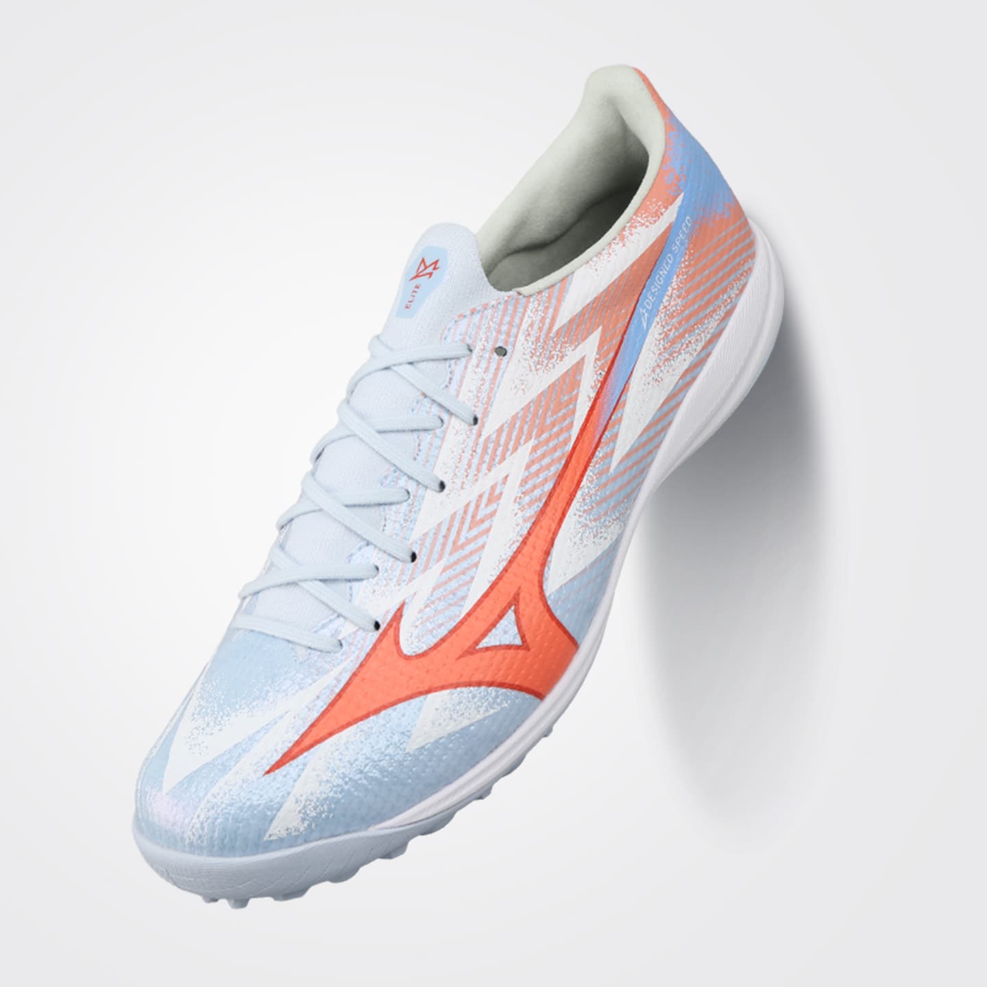 Кроссовки для футбола Mizuno Α III Футбольные бутсы Low Топ Белый Серый Синий оранжевый Унисекс - изображение 3