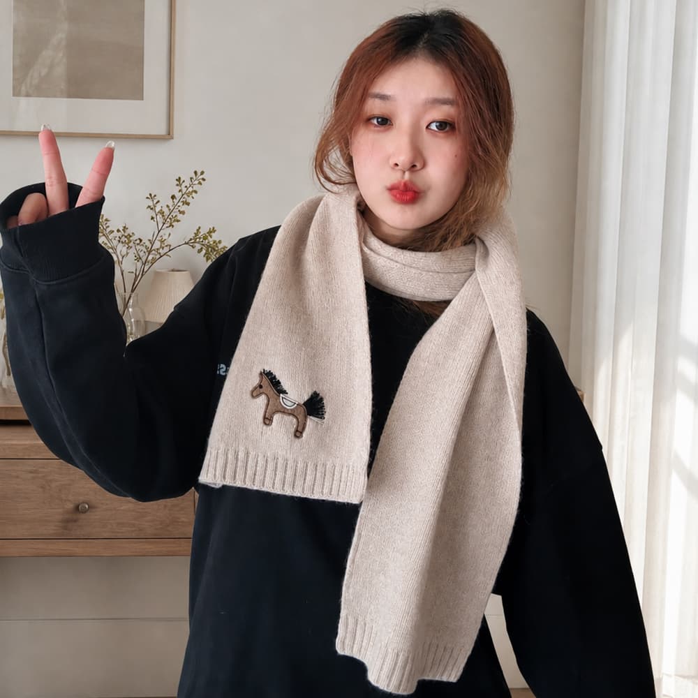 Шарф Мазерати Knit Scarves Unisex - изображение 3