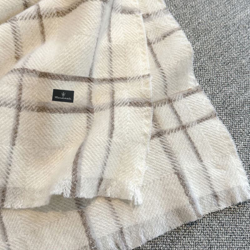 Шарф Мазерати Wool Knit Платки Унисекс - изображение 5