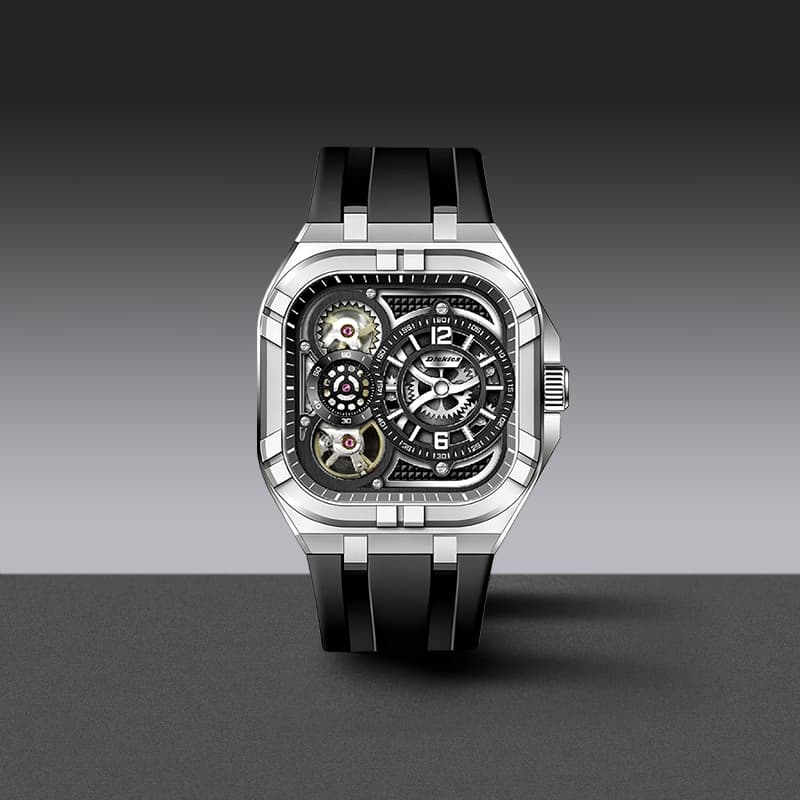 Механические часы Dickies Quartz Automatic Watch Black Dial - изображение 4
