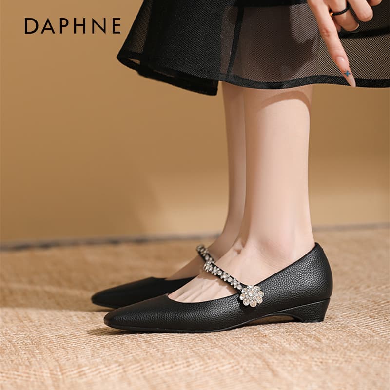 DAPHNE Грубый каблук Туфли Мэри Джейн Низкий каблук Женские - изображение 3