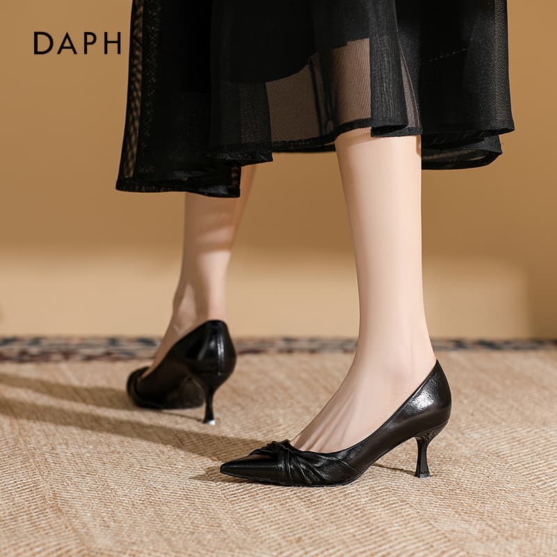 Туфли DAPHNE Низкий каблук Высокие каблуки Женские - изображение 3